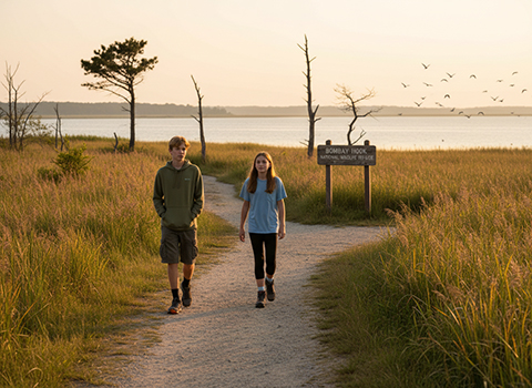 Bombay Hook National Wildlife Refuge Trail